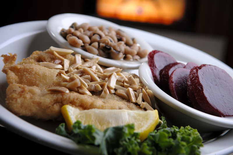 Fried Snapper Almondine