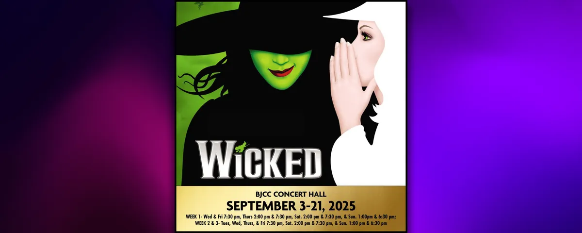 Wicked presented by Broadway in Birmingham