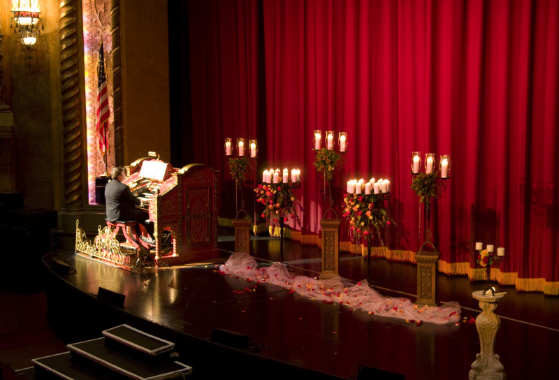 Wedding stage.