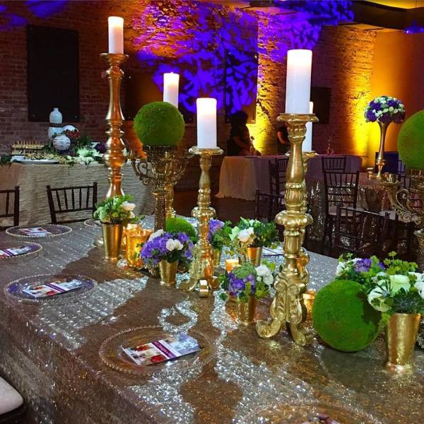 Exquisite catering and decor at Goldstein & Cohen Building