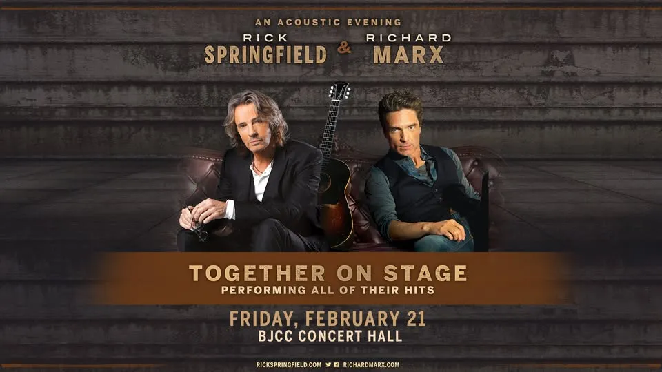 Rick Springfield & Richard Marx 2025 – Acoustic Tour hero image