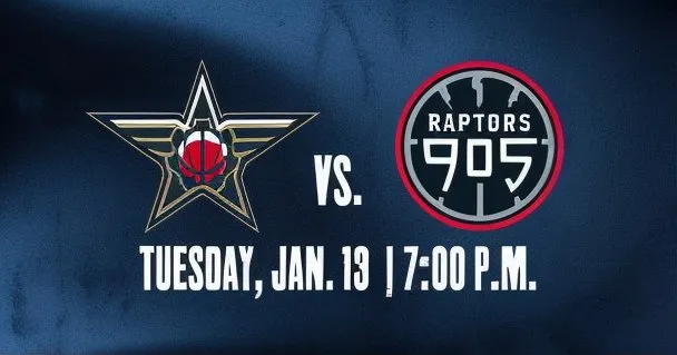 Birmingham Squadron vs. Raptors 905 hero image