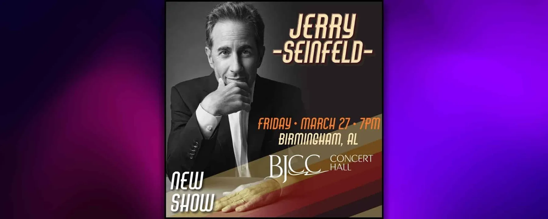 Jerry Seinfeld hero image