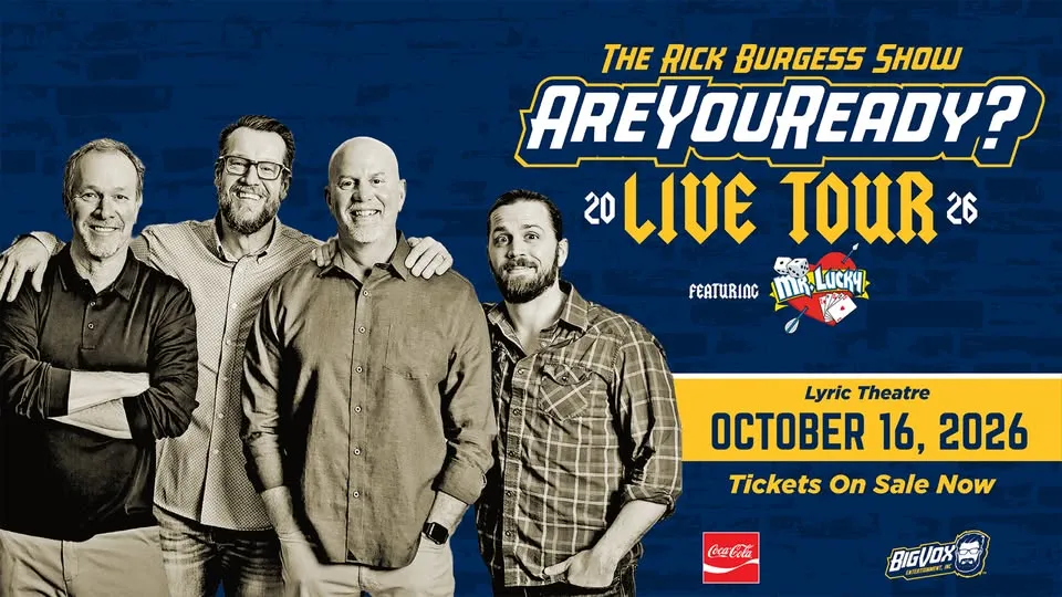 The Rick Burgess Show Presents the “Are You Ready Live Tour” hero image