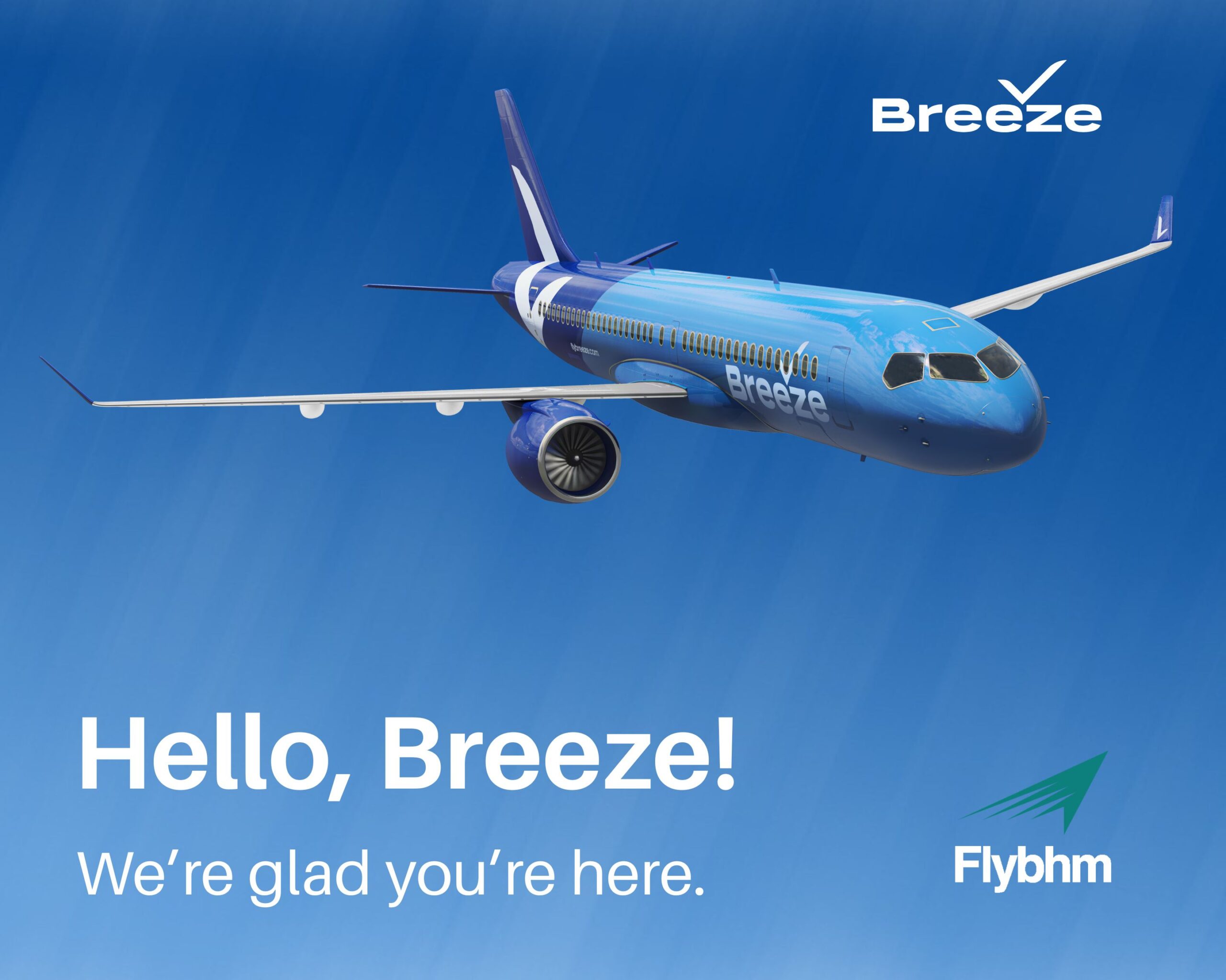 Breeze Airways to Launch Service at Birmingham-Shuttlesworth International Airport