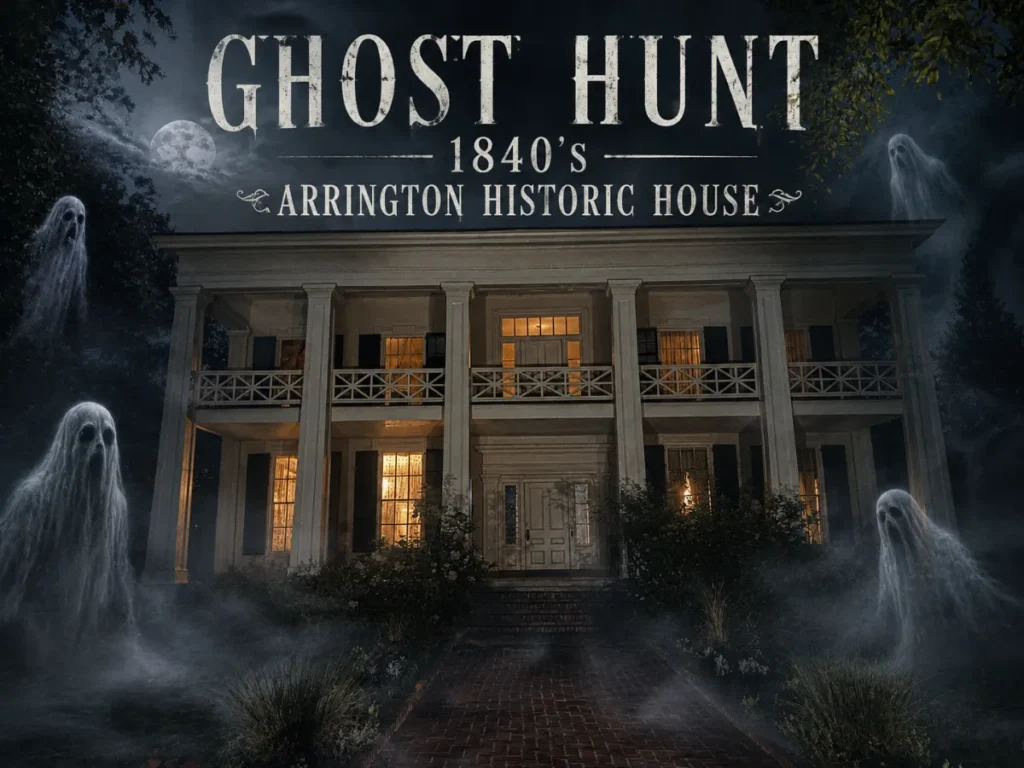 Summer Spirits Real Ghost Hunt at Birmingham’s 1800’s Arlington Historic House