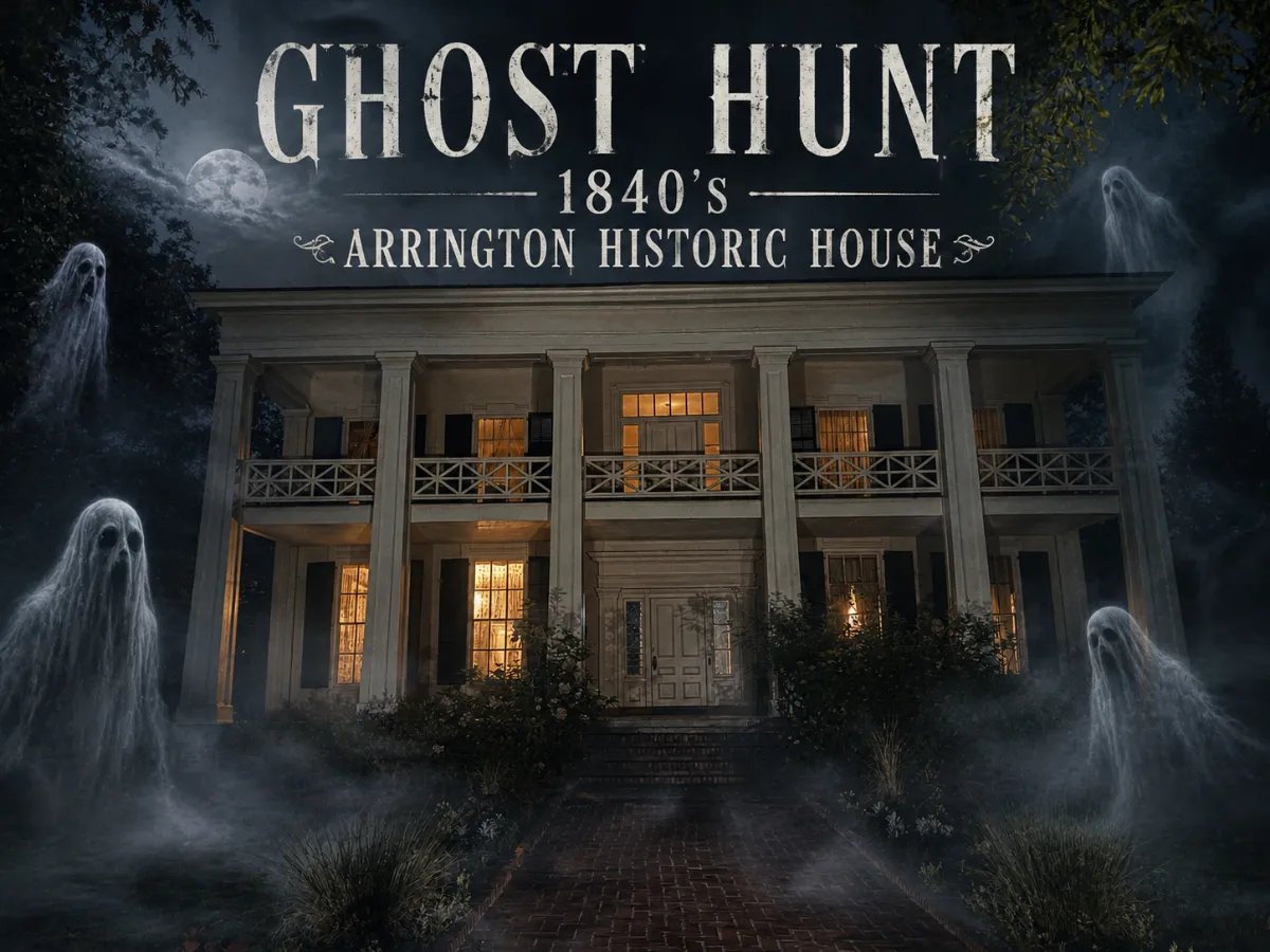 Summer Spirits Real Ghost Hunt at Birmingham’s 1800’s Arlington Historic House hero image