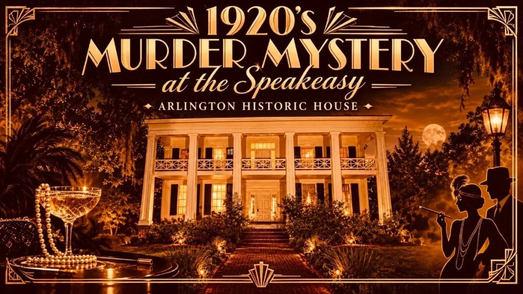 1920’s Speak Easy Murder Mystery Dinner to Die For! Birminghams Arlington Historic House