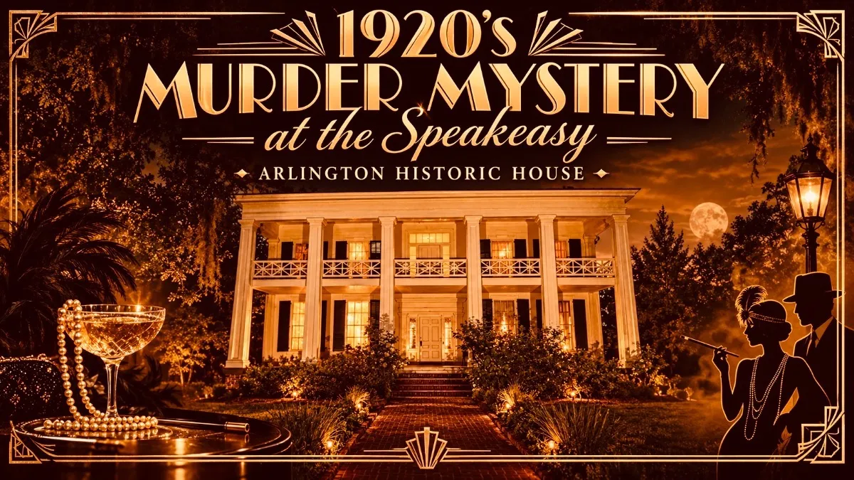 1920’s Speak Easy Murder Mystery Dinner to Die For! Birminghams Arlington Historic House hero image