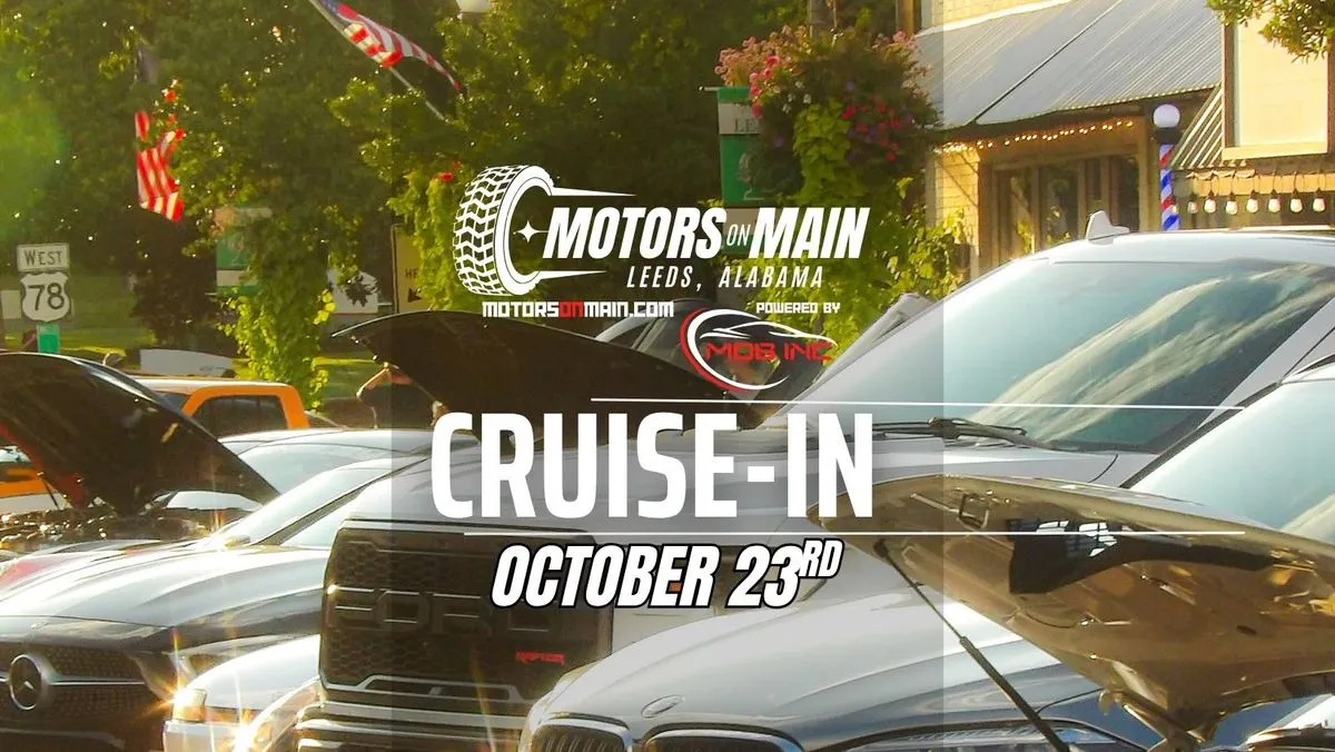 Motors on Main October Cruise-In benefiting Life on Wheels hero image